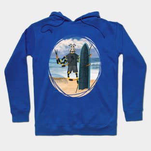 Surfing Spider Dude - Summer Adventure Vacay Pic Hoodie